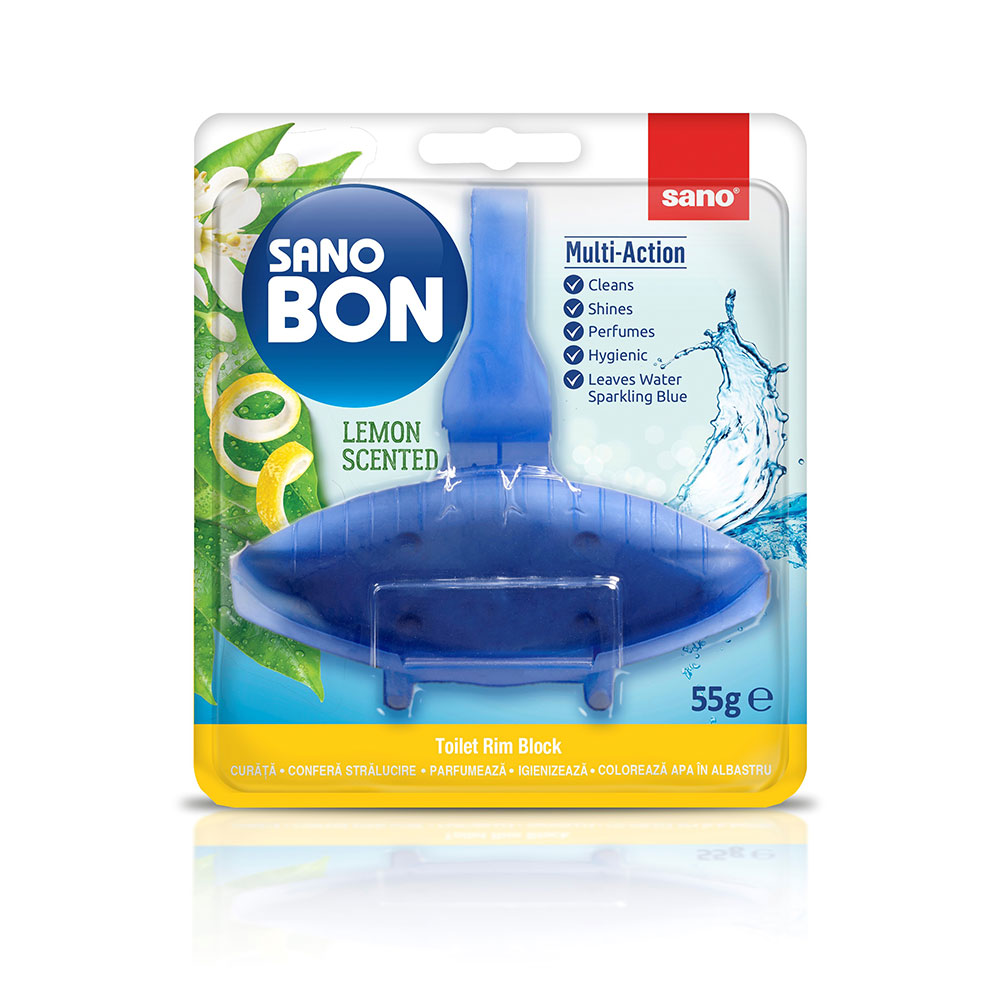 SANO BON BLUE LEMON 5in1 Odorizant vas toaleta